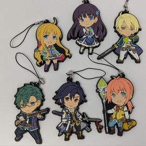 Legends of Heros Trails of Cold Steel III Rubber Strap Key Lot